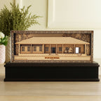 Gandhi Ashram MDF 3D Frame
