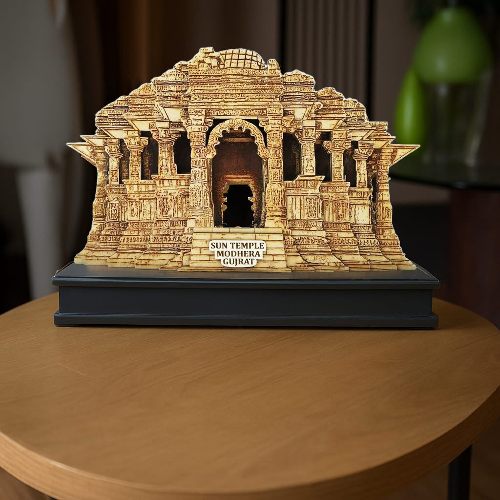 Sun Temple Modhera MDF 3D Frame