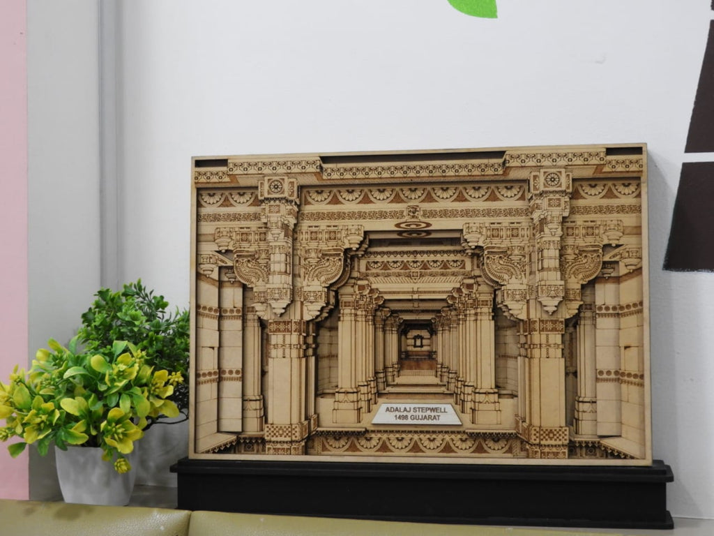 Adalaj Ni Vav MDF 3D Frame