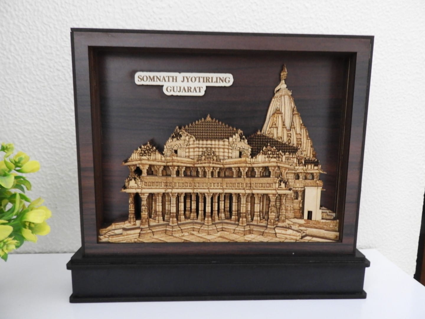 Somnath Jyotirling 3D Layered Frame